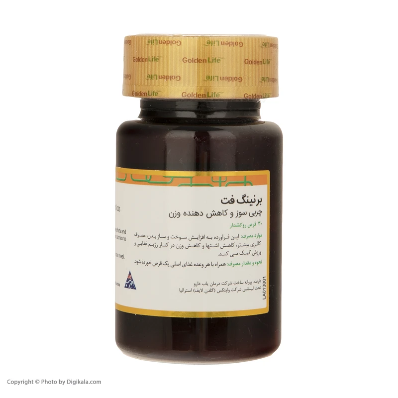 قرص برنینگ فت گلدن لایف