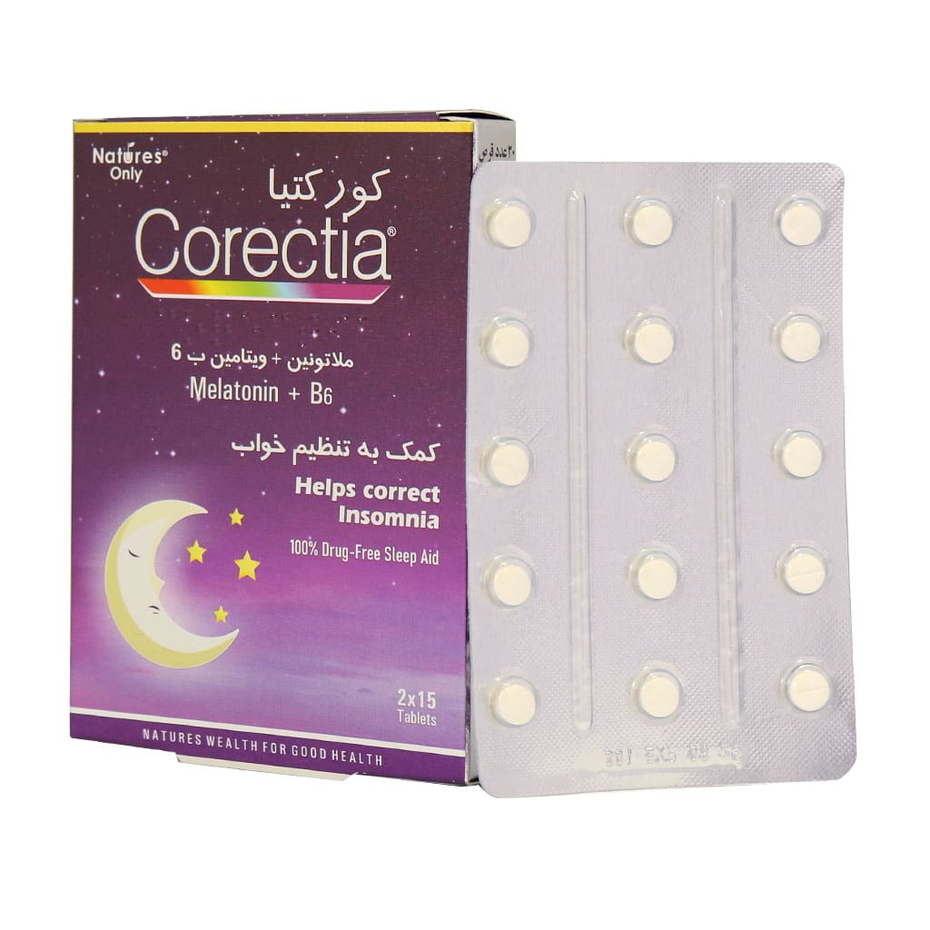 قرص کورکتیا نیچرز اونلی بسته 30 عددی 2 قرص کورکتیا نیچرز اونلی بسته 30 عددی