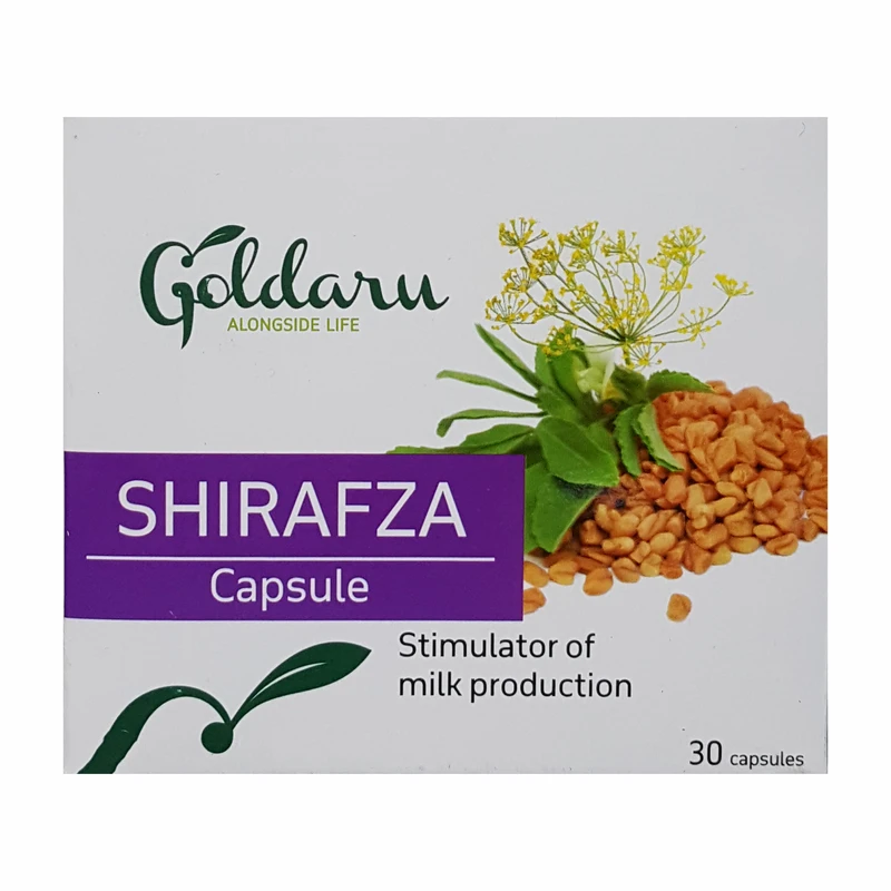 کپسول شیرافزا گل دارو بسته 30 عددی 2 کپسول شیرافزا گل دارو بسته 30 عددی